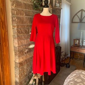 Cato Red A-Line Dress Size 8